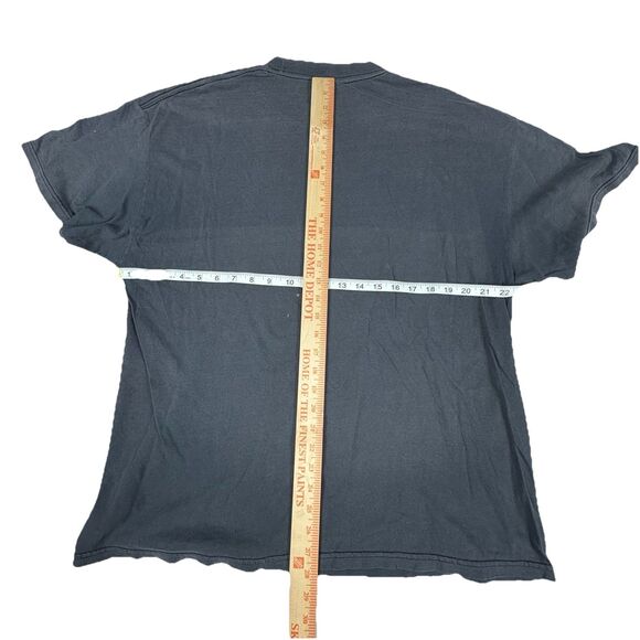 Vintage Y2K NASCAR Standard Issue Flame Tee XL Made in USA Grunge Distressed - Picture 7 of 7